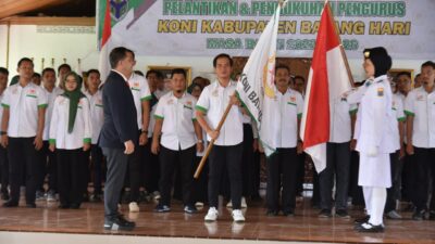 Bupati Hadiri Pelantikan Pengurus KONI Batanghari Periode 2022-2026