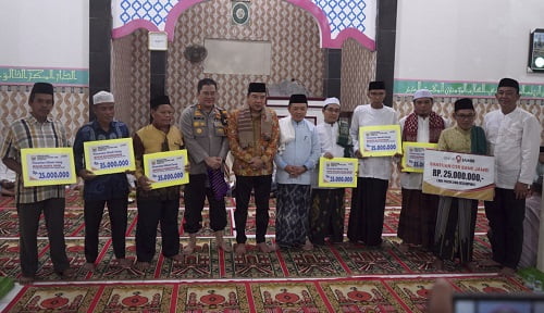Safari Ramadan di Desa Meranti Gubernur Al Haris Ajak Masyarakat Pererat Silaturahmi