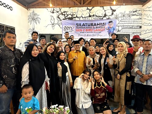 Calon Walikota Jambi H Maulana Silaturahmi dan Buka Bersama Gen Z Tim Biru Langit