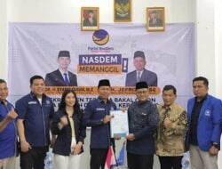 H.Maulana Kembalikan Formulir Pendaftaran Cawako ke Partai NasDem