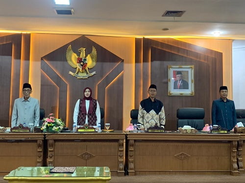 Anita Yasmin Buka Paripurna Persetujuan RANPERDA Kepala Daerah dan DPRD Batanghari